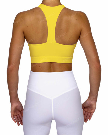 Racer Back Panel Sports Bra