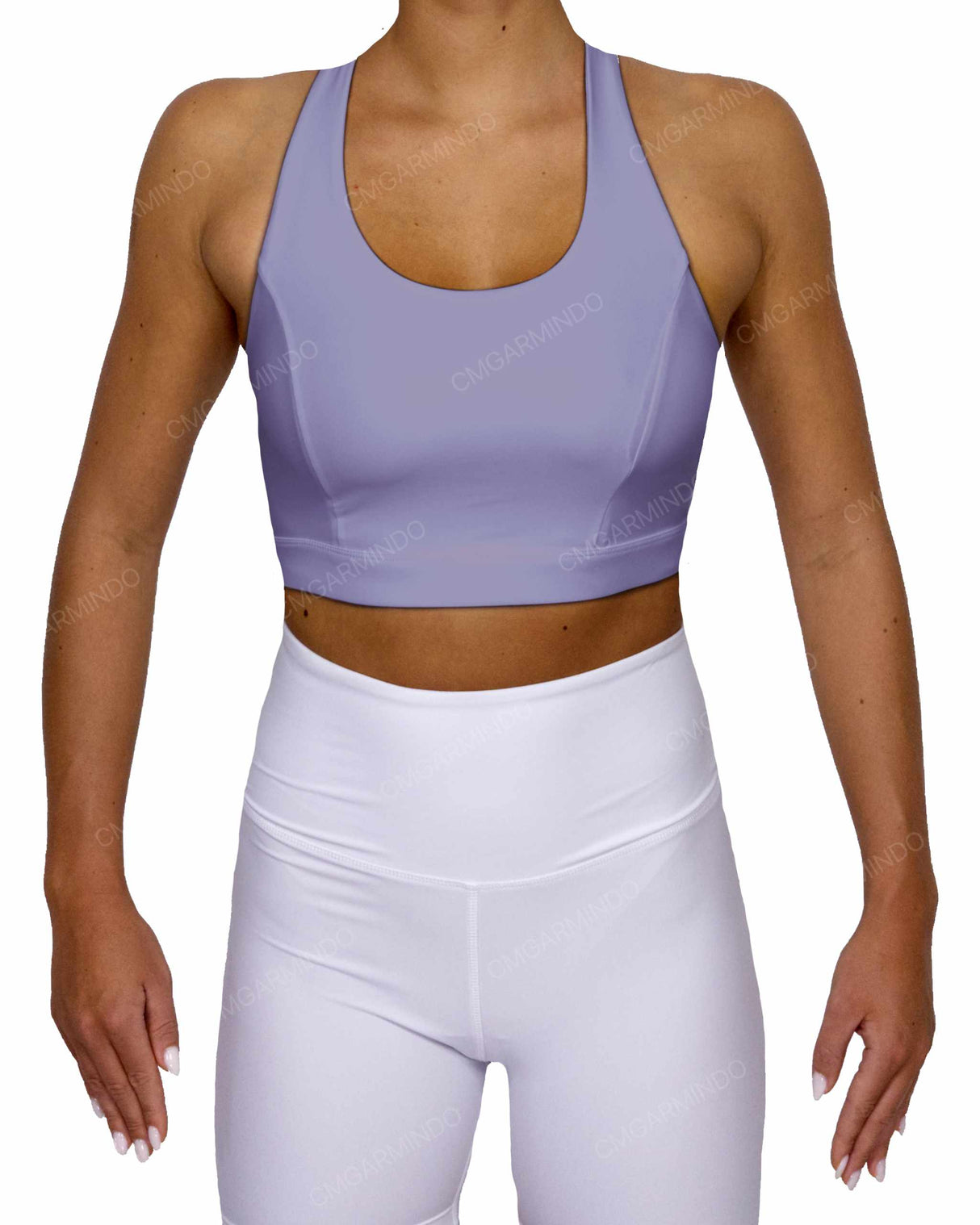 Racer Back Panel Sports Bra