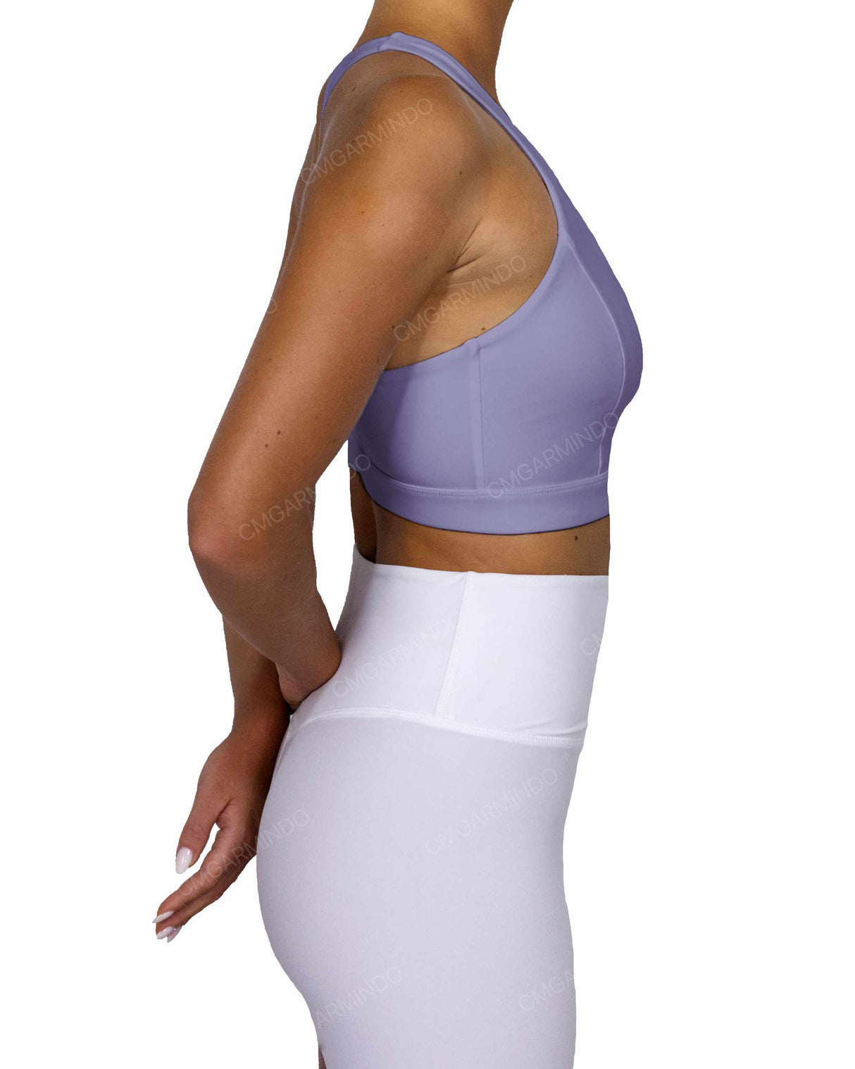 Racer Back Panel Sports Bra