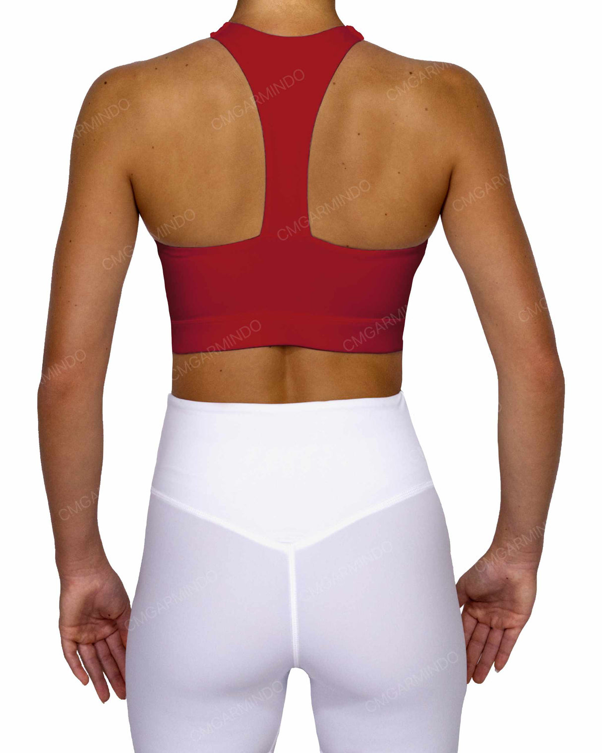 Racer Back Panel Sports Bra