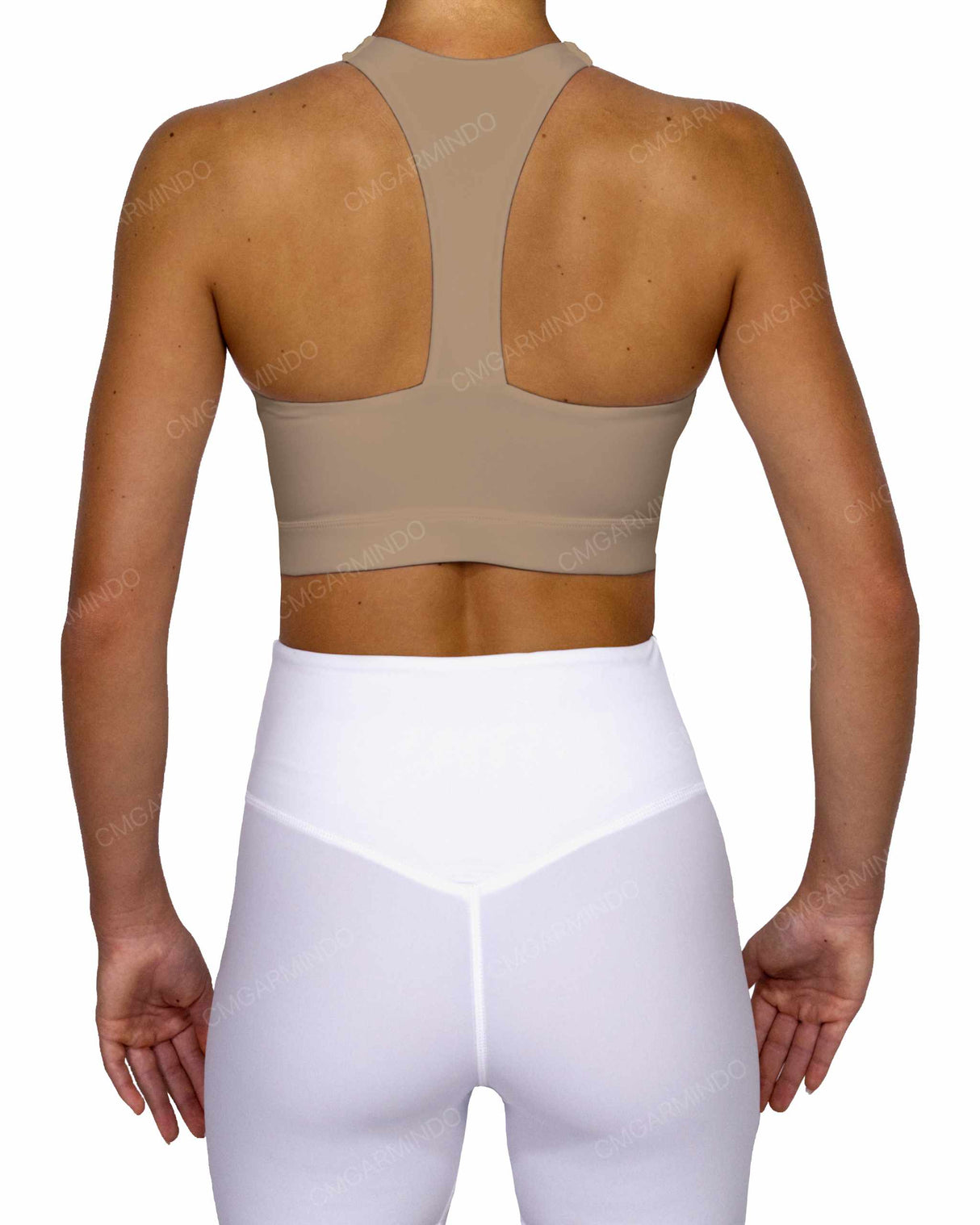 Racer Back Panel Sports Bra