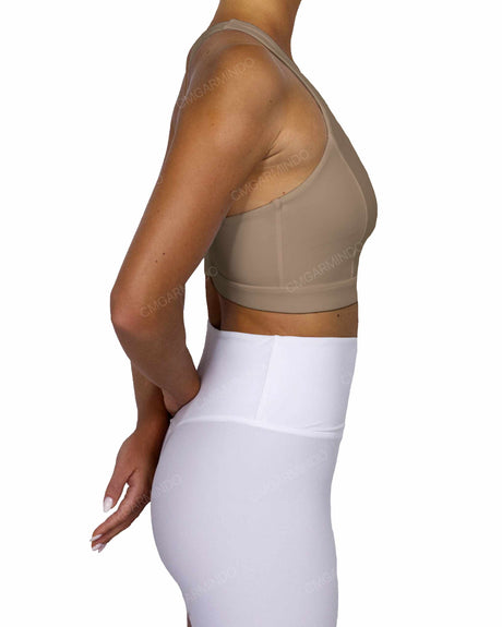 Racer Back Panel Sports Bra