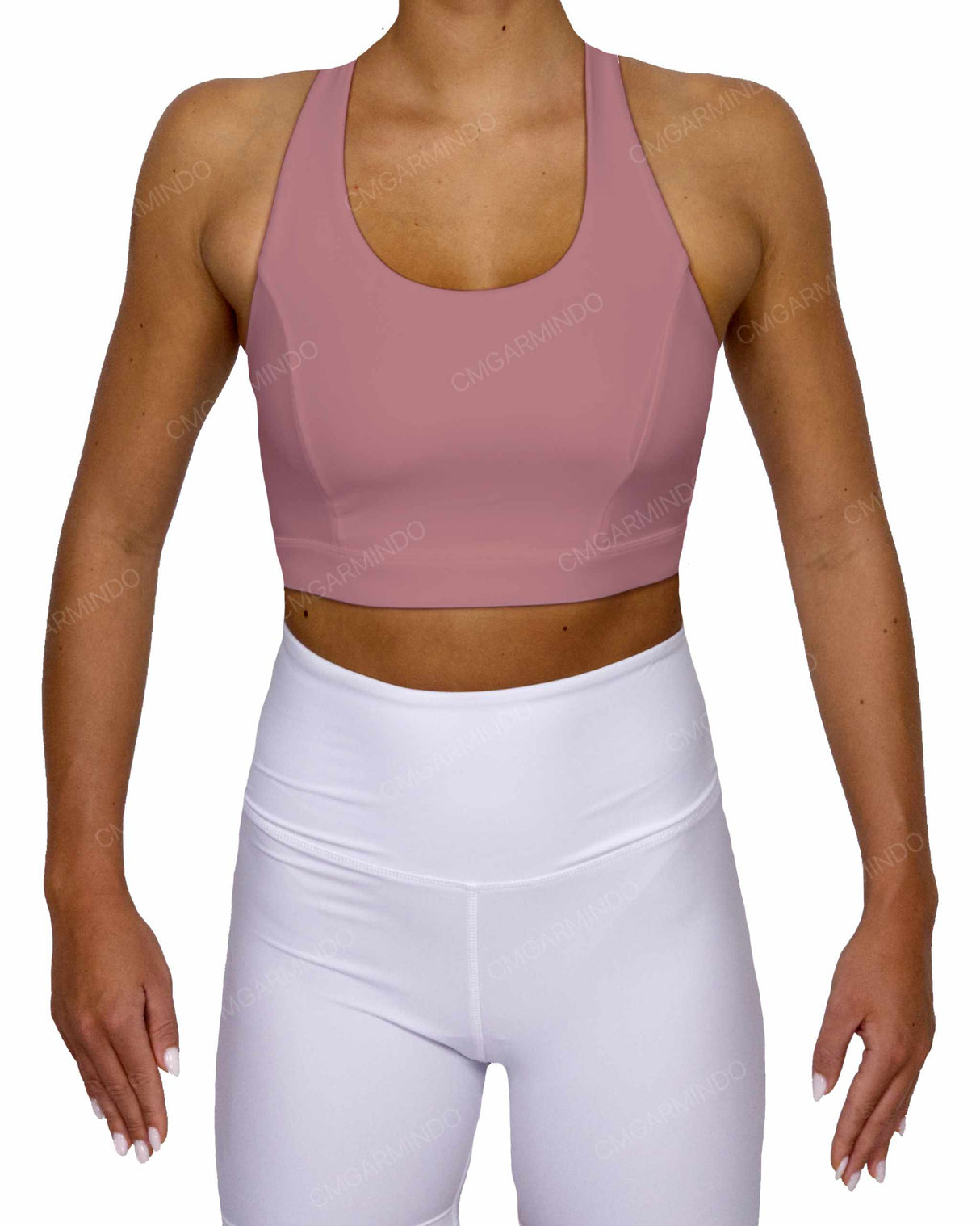 Racer Back Panel Sports Bra