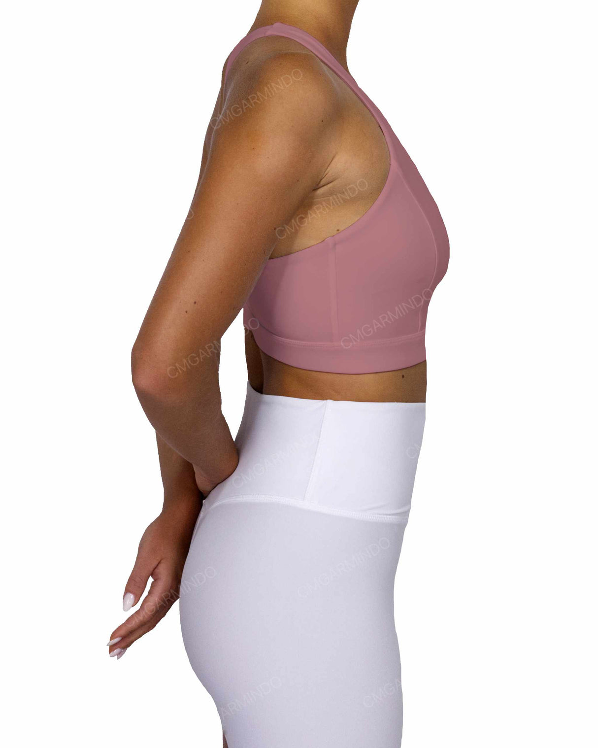 Racer Back Panel Sports Bra