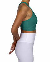 Racer Back Panel Sports Bra