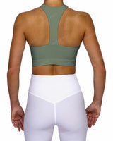 Racer Back Panel Sports Bra