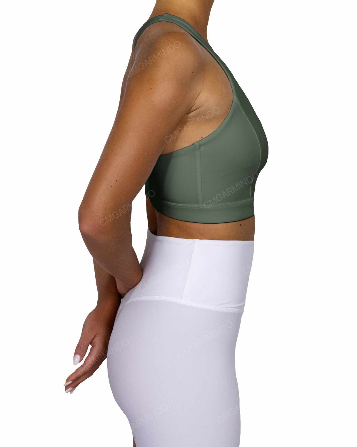 Racer Back Panel Sports Bra