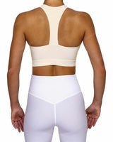 Racer Back Panel Sports Bra