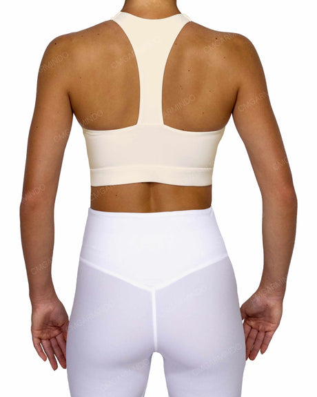 Racer Back Panel Sports Bra