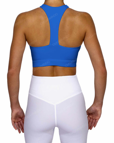 Racer Back Panel Sports Bra