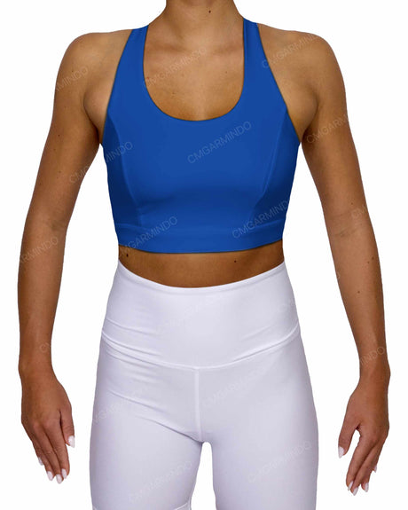 Racer Back Panel Sports Bra