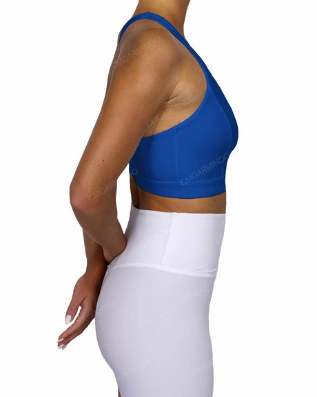 Racer Back Panel Sports Bra