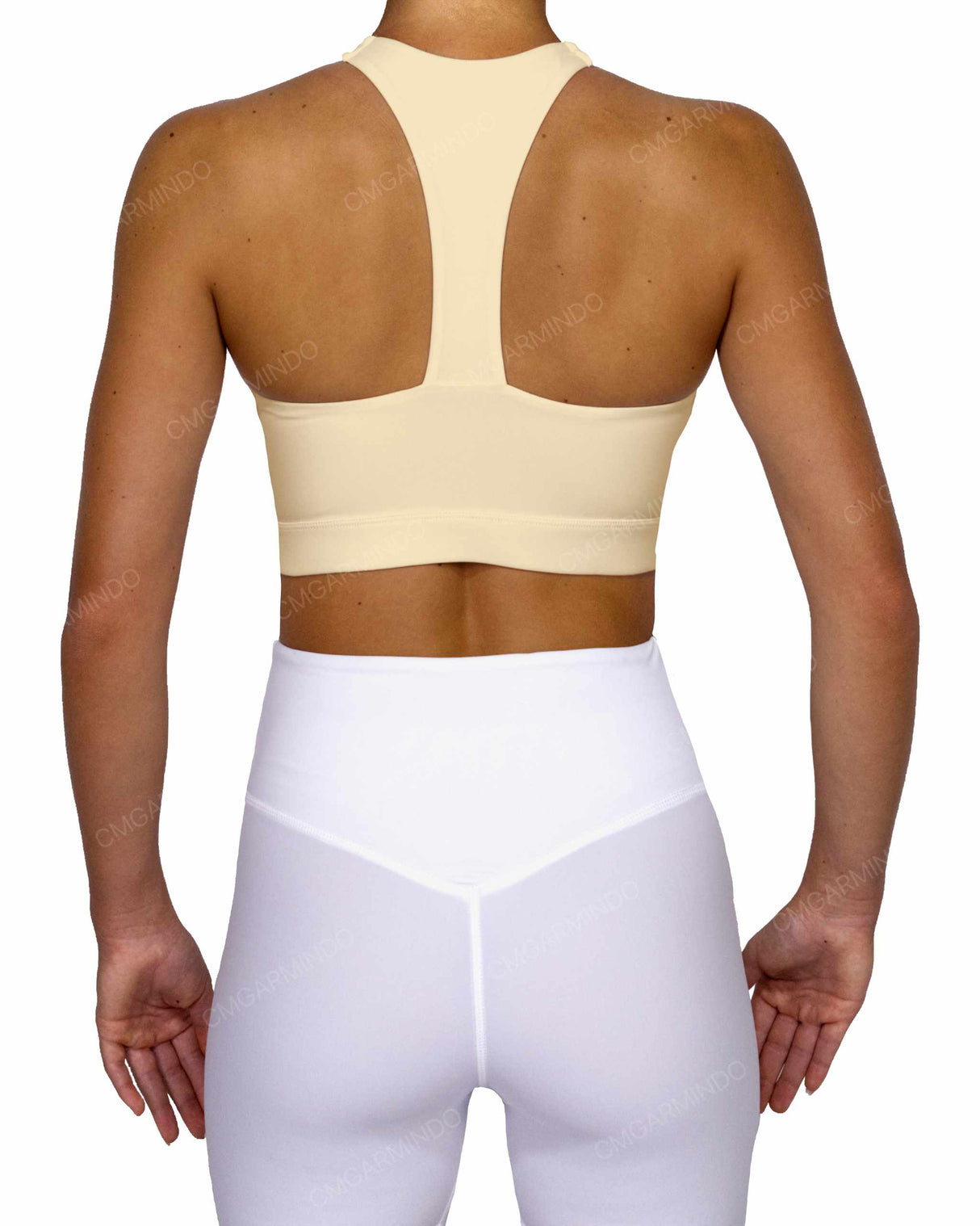 Racer Back Panel Sports Bra