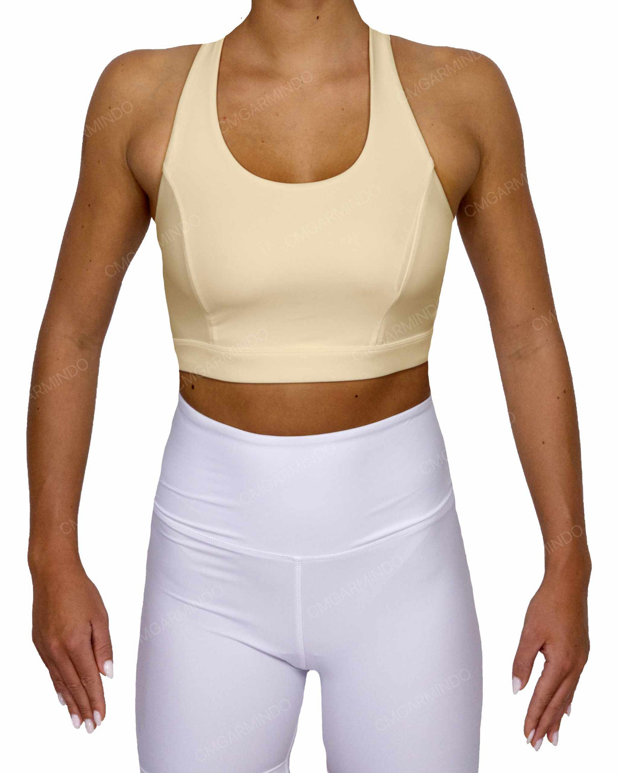 Racer Back Panel Sports Bra