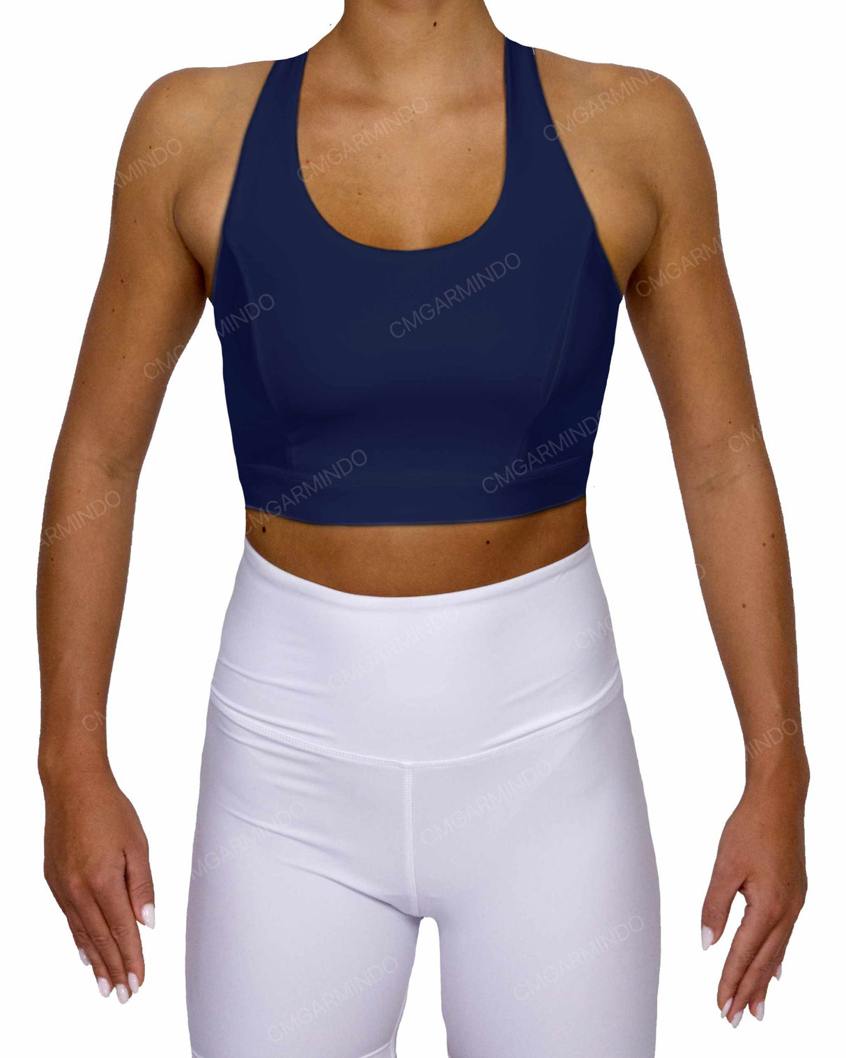 Racer Back Panel Sports Bra