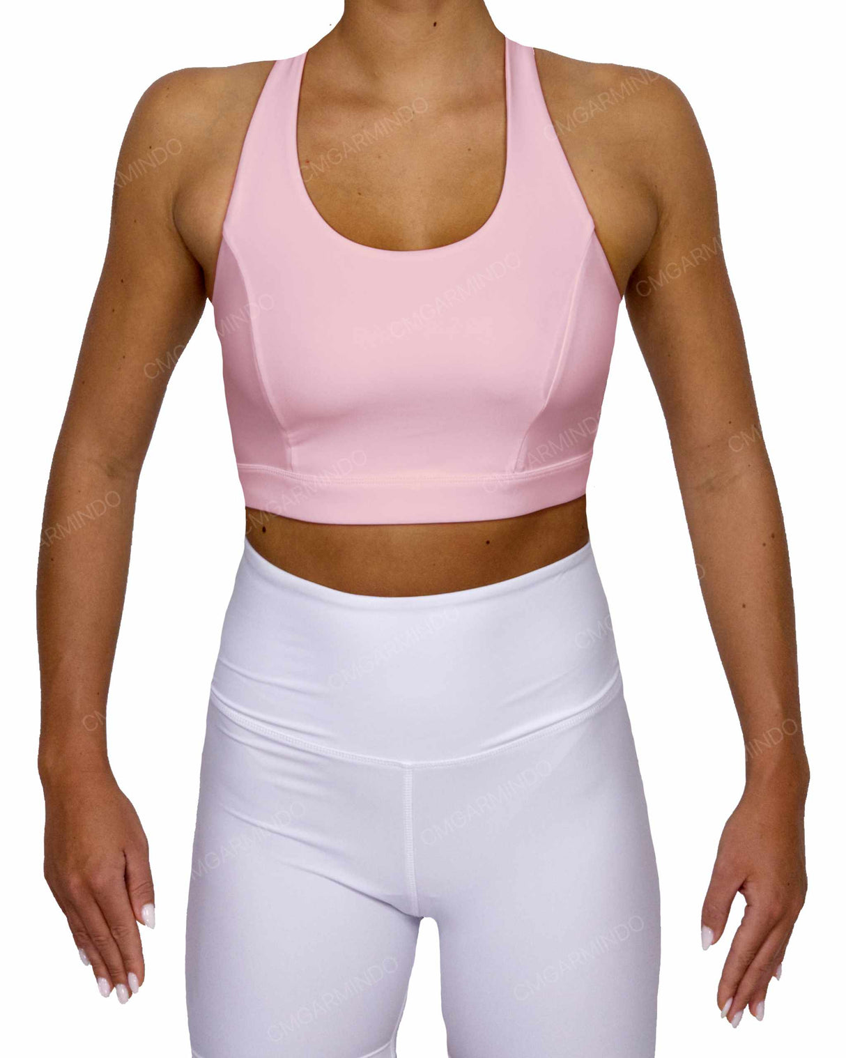 Racer Back Panel Sports Bra