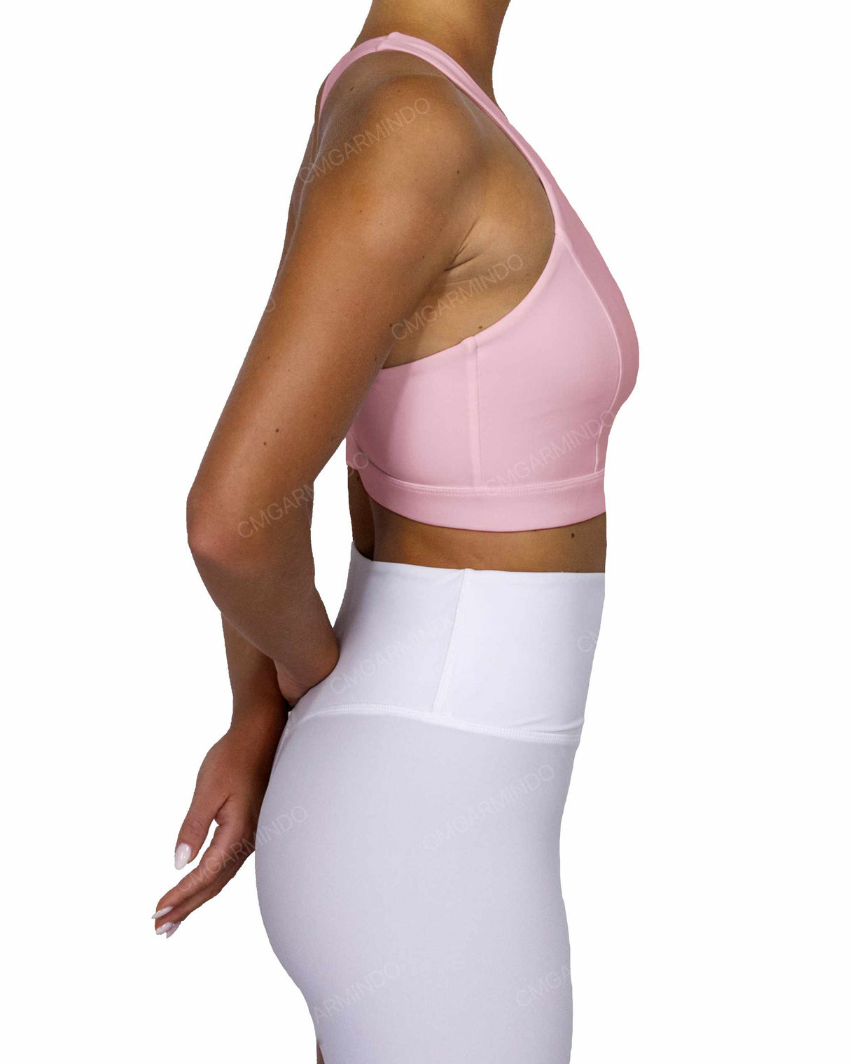 Racer Back Panel Sports Bra