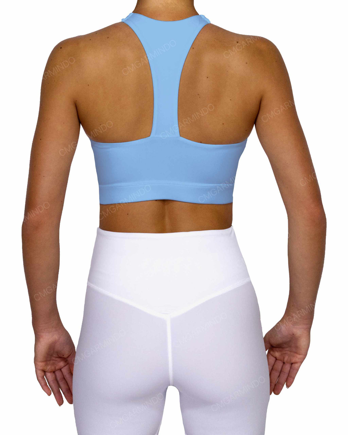 Racer Back Panel Sports Bra