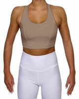Racer Back Panel Sports Bra