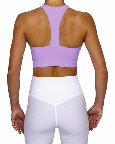 Racer Back Panel Sports Bra