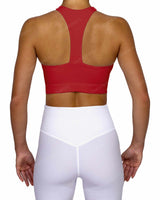 Racer Back Panel Sports Bra