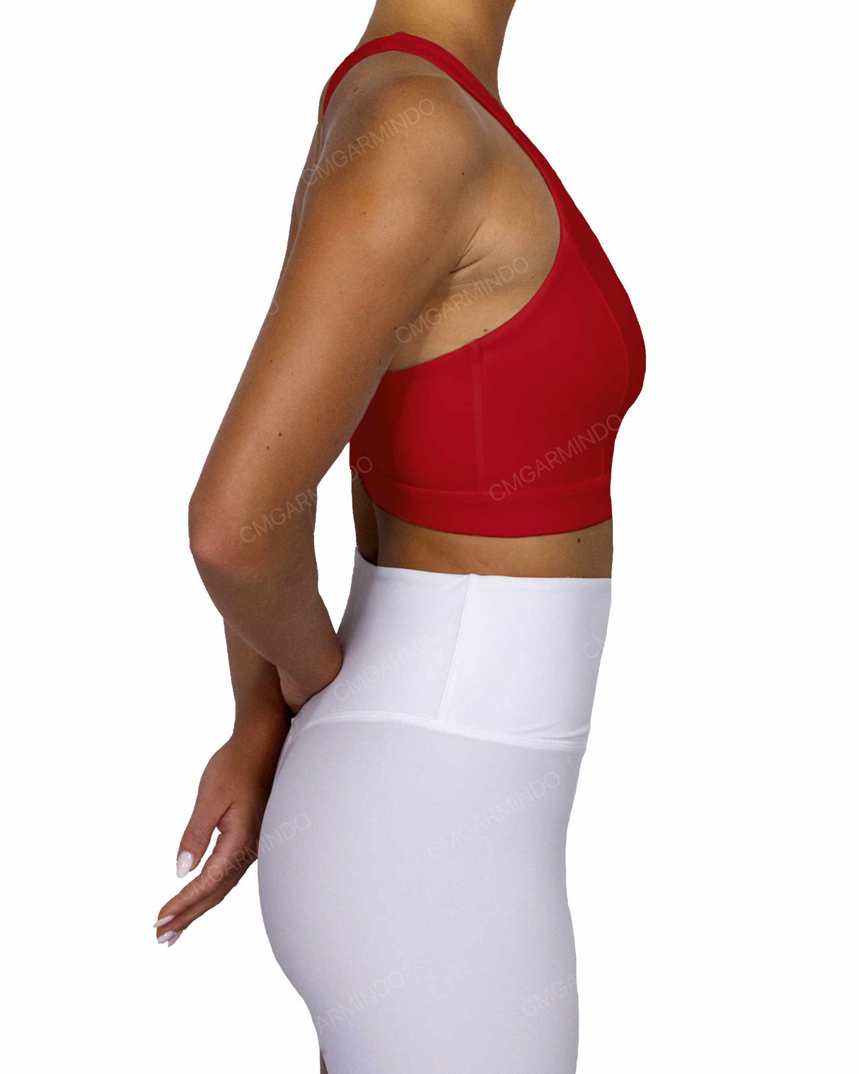 Racer Back Panel Sports Bra