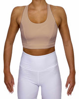 Racer Back Panel Sports Bra