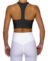 Racer Back Panel Sports Bra