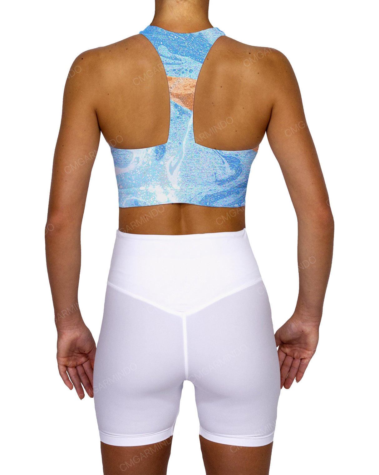 Racer Back Panel Sports Bra