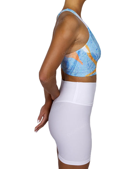 Racer Back Panel Sports Bra