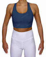 Racer Back Panel Sports Bra