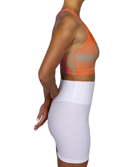 Racer Back Panel Sports Bra