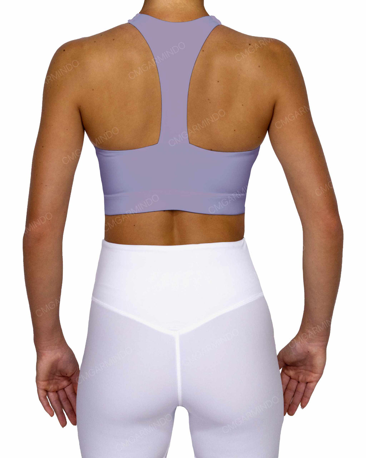Racer Back Panel Sports Bra