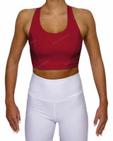 Racer Back Panel Sports Bra