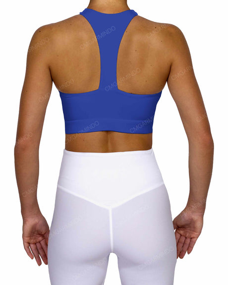 Racer Back Panel Sports Bra