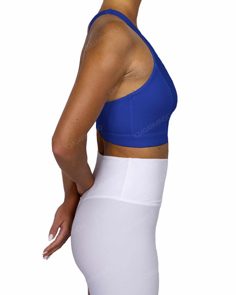 Racer Back Panel Sports Bra