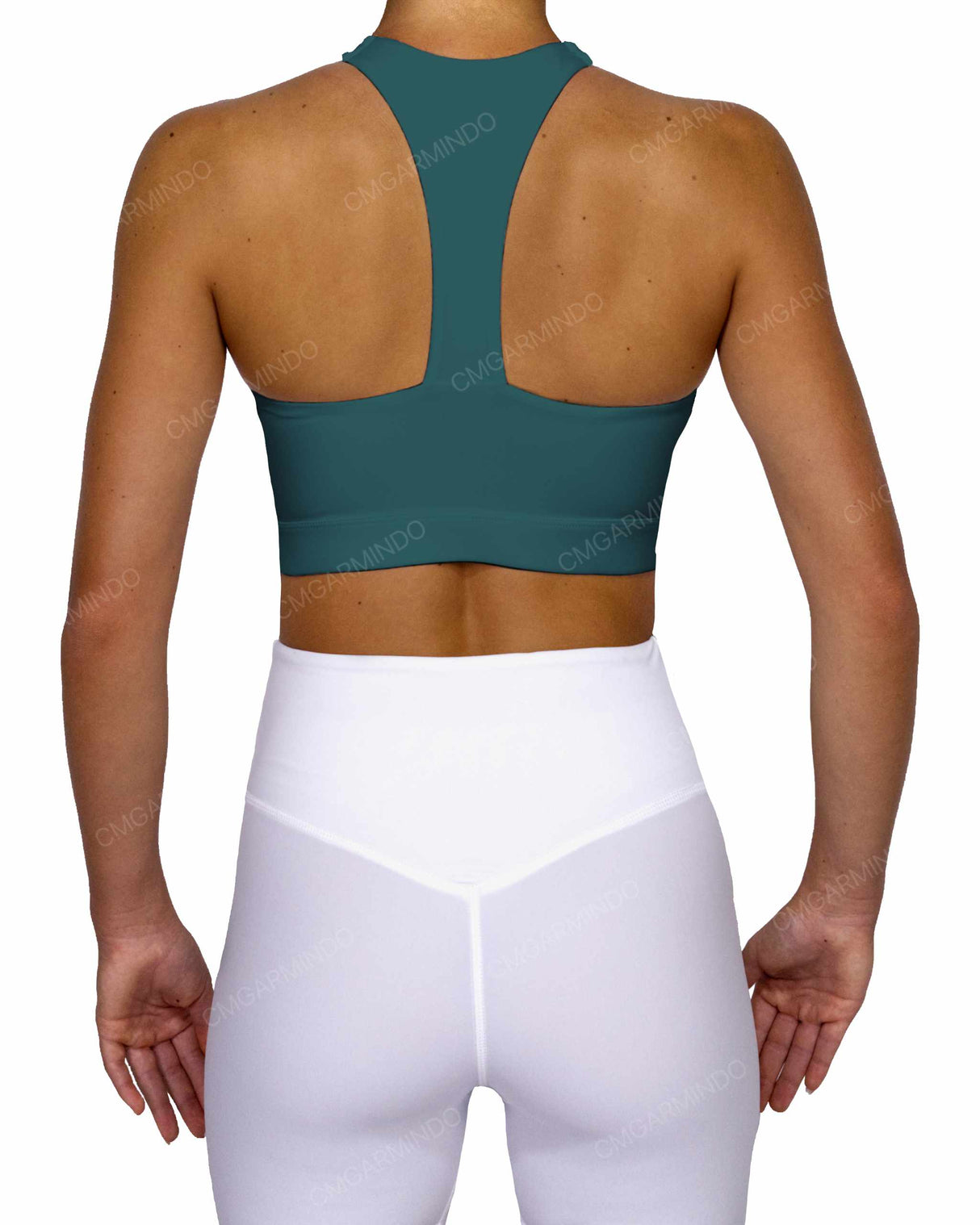 Racer Back Panel Sports Bra