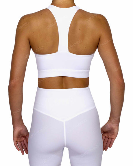Racer Back Panel Sports Bra