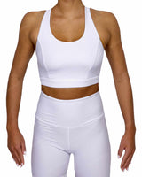 Racer Back Panel Sports Bra