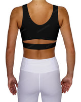 Scoop Front Band Back Top