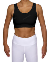 Scoop Front Band Back Top