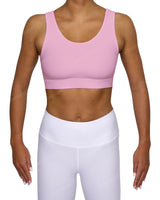 Scoop Front Band Back Top