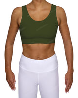 Scoop Front Band Back Top