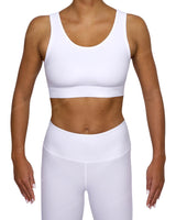 Scoop Front Band Back Top