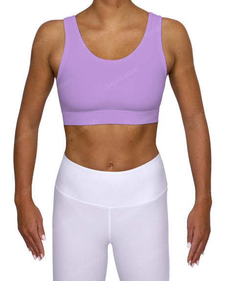 Scoop Front Band Back Top