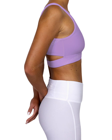 Scoop Front Band Back Top
