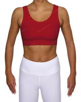 Scoop Front Band Back Top