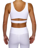 Scoop Front Band Back Top