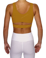 Scoop Front Band Back Top