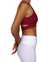 Scoop Front Band Back Top